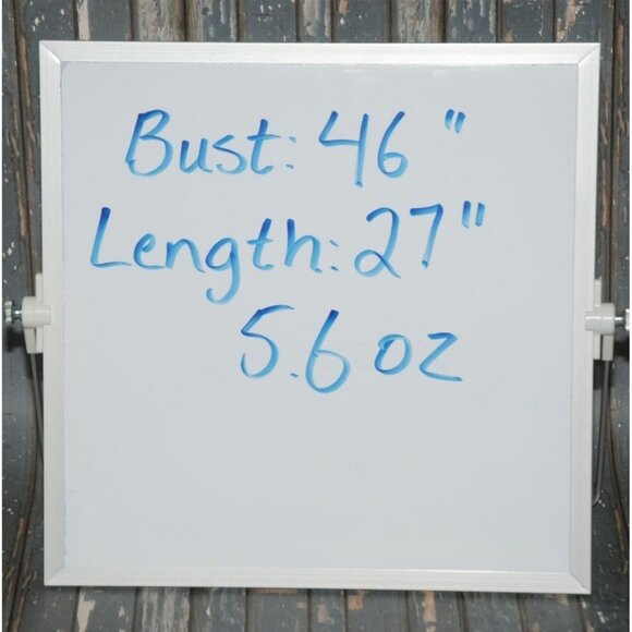 Chico's Blue & White Geo Print Pull Over Blouse Size 2 US L 12 Roll Tab V-Neck - Picture 10 of 10